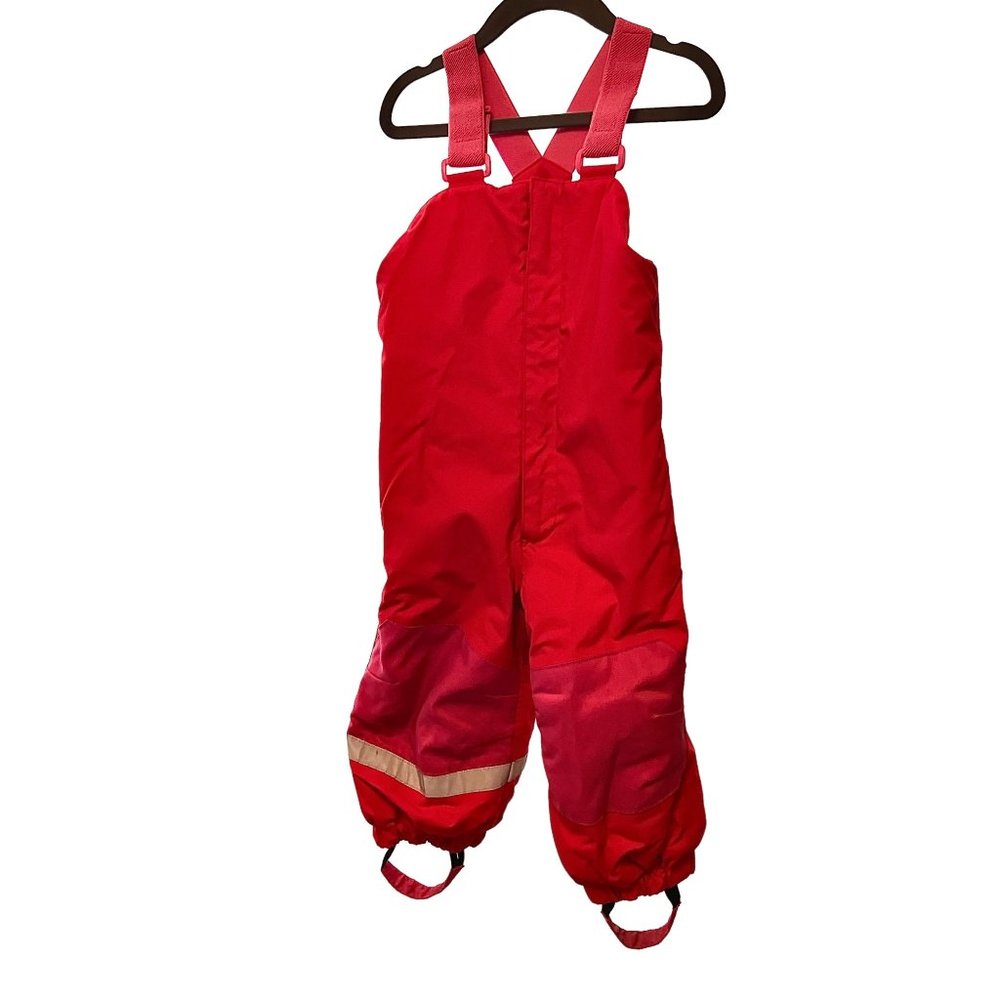 H&M Overall Ski/Snow Suit 12-18 Months Only Used Once Pink/Red Adjustable